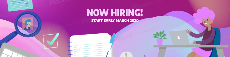 Placeit Hiring Related Linkedin Banner Template