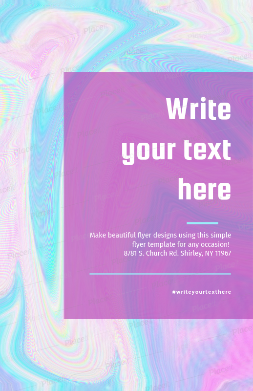 placeit artsy event online flyer maker