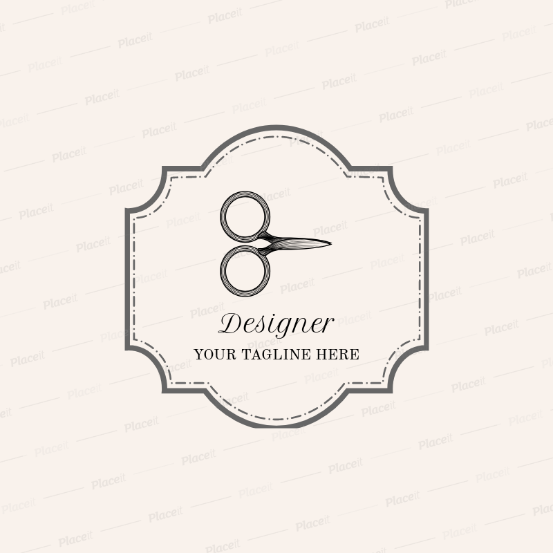 placeit logo template for fashion designers