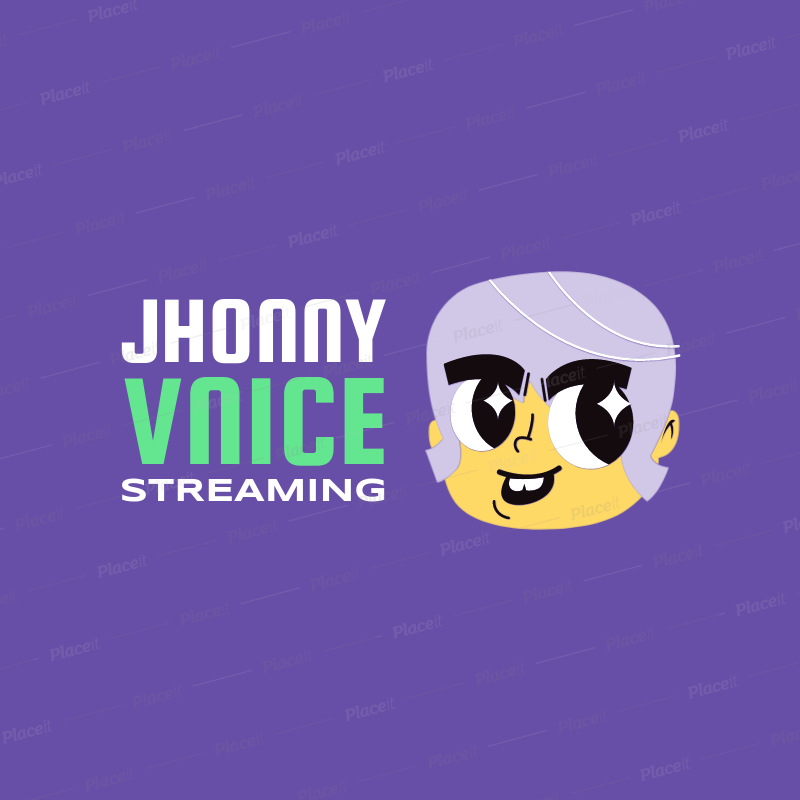 placeit gaming logo maker for a twitch streaming channel avatar