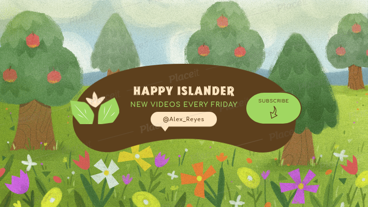 animal crossing youtube banner