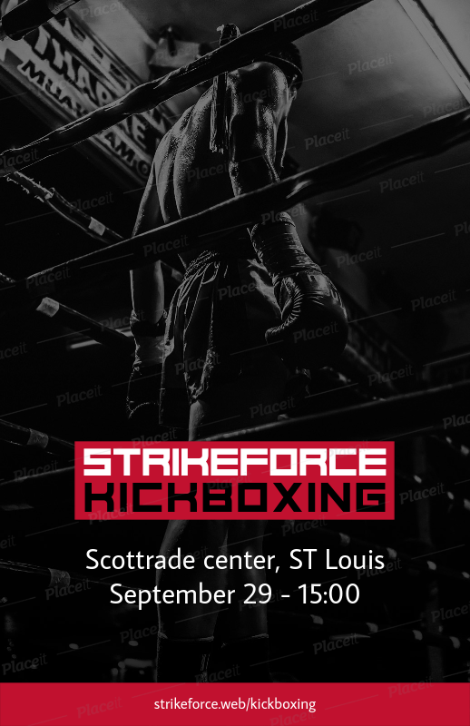 placeit flyer maker for boxing fights or sport events promotion