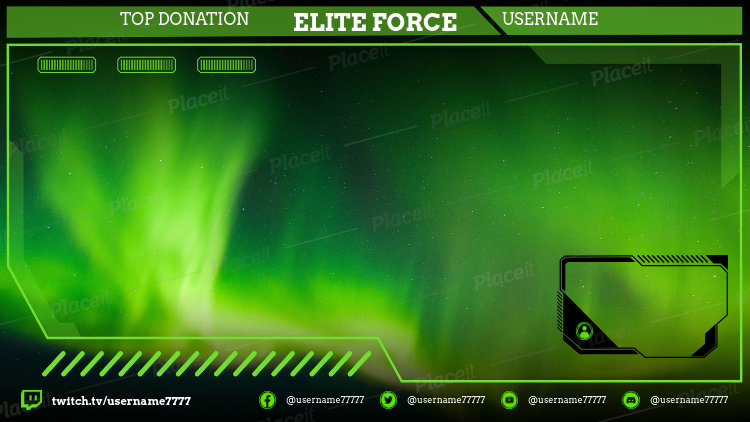Placeit Twitch Overlay Maker Featuring Backgrounds Of Video Games