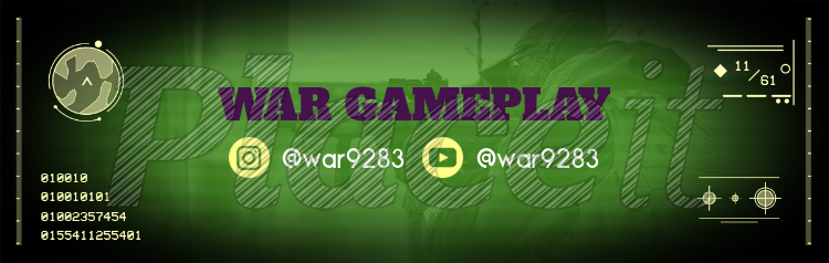 Placeit Twitch Banner Maker With Shooter Game Background