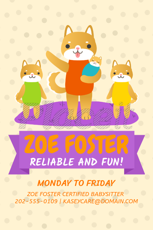 home daycare online flyer maker 326c good babysitting flyers