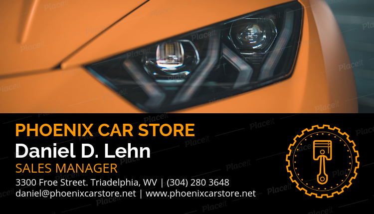 auto repair business card maker 158d automotive repair business cards