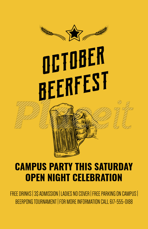 placeit online flyer maker for oktoberfest parties