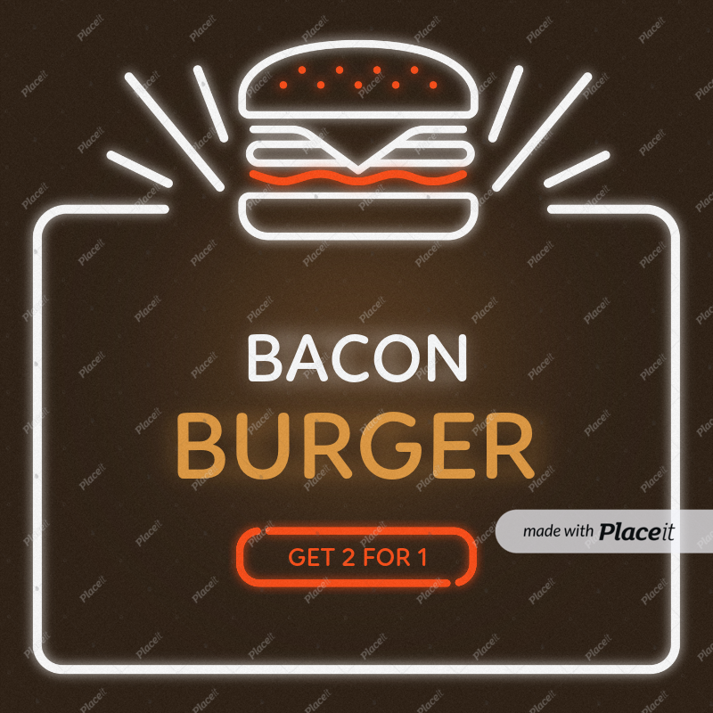 Placeit Online Banner Maker For A Burger Restaurant