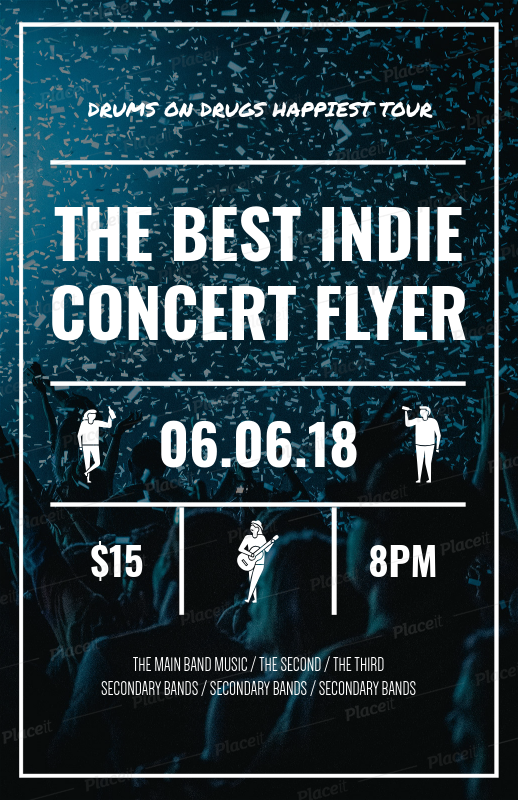 online flyer maker for indie music concerts 46 flyer maker