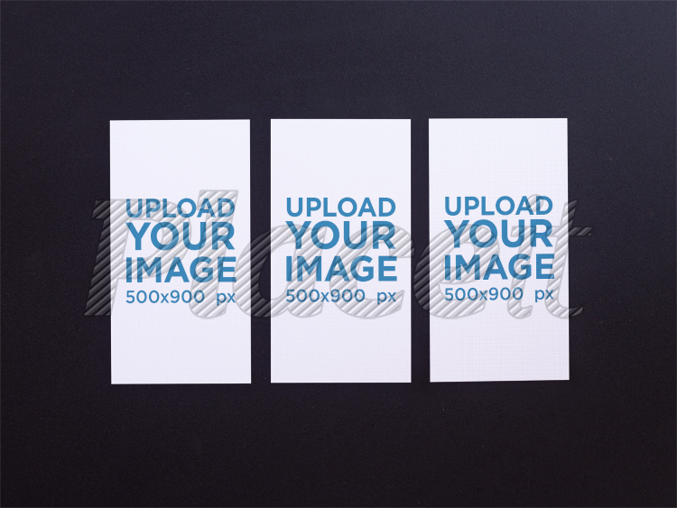 three vertical business cards mockup lying on a black surface a15001foreground image - Vertical Business Cards three vertical business cards mockup lying on a black surface a15001foreground image - Vertical Business Cards