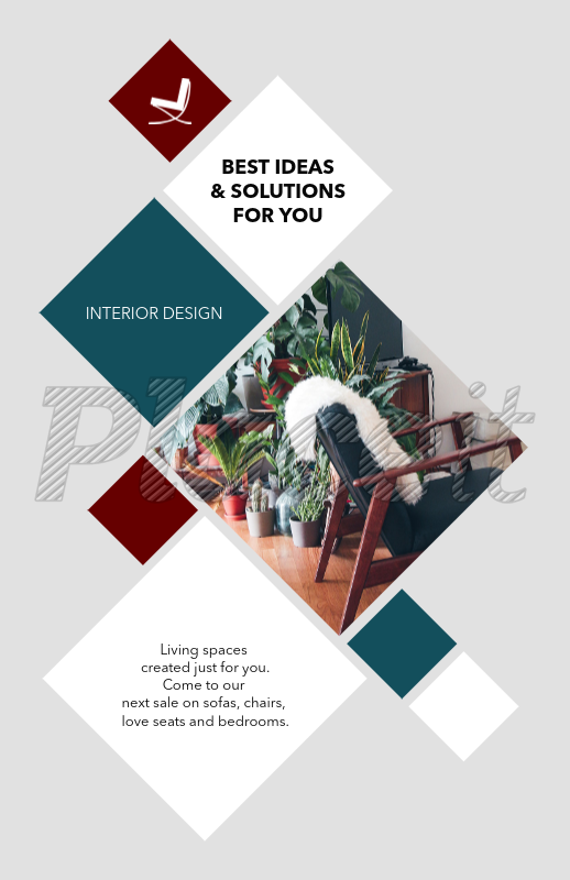 placeit interior design online flyer maker
