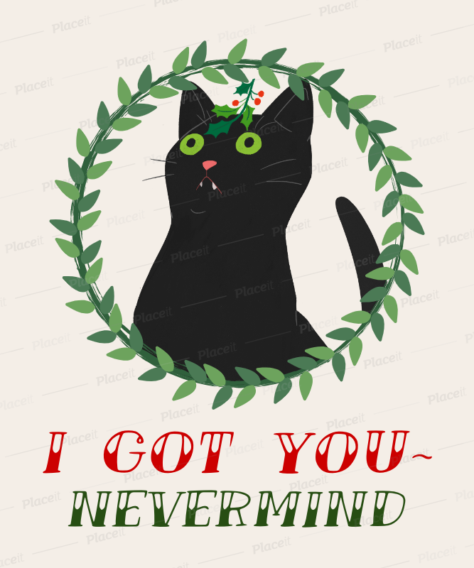 cat christmas tee shirts