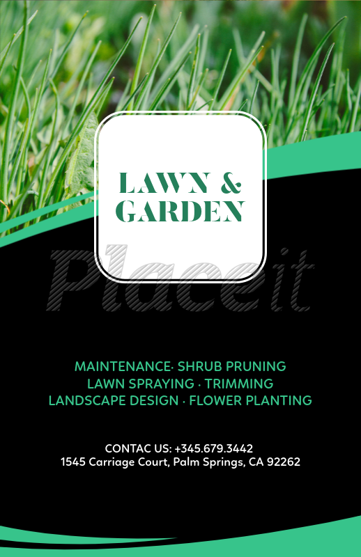 placeit landscape design online flyer maker