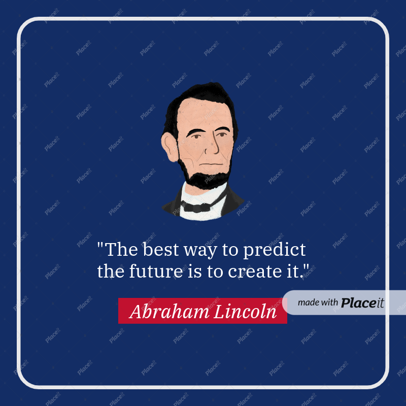 Placeit Facebook Post Maker With A Quote By President Lincoln