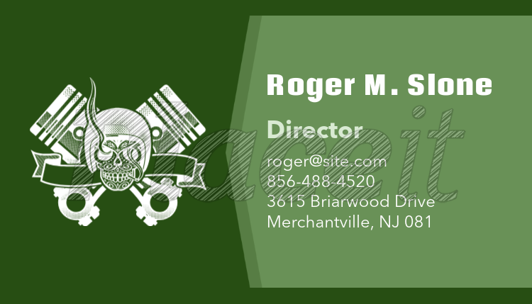 auto repair business card maker automotive repair business cards