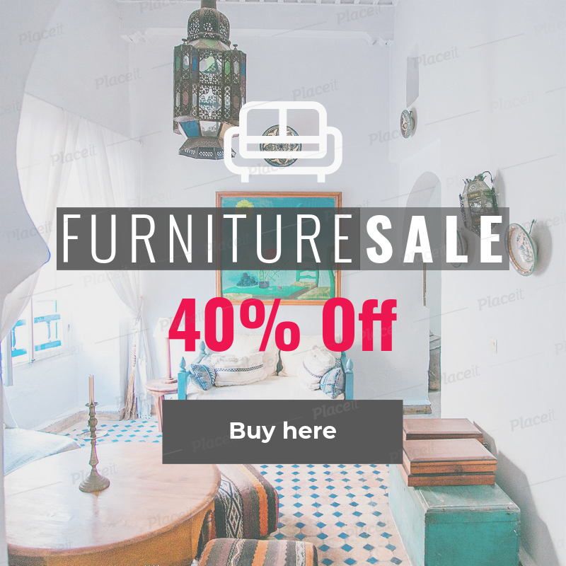 Placeit Banner Maker For Furniture Advertisement