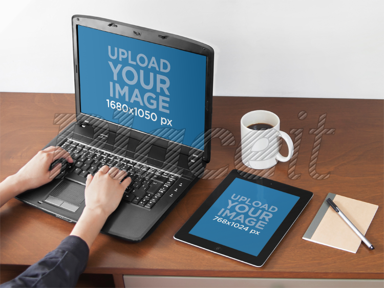 creative office supplies new pc laptop and ipad mockup template at creative office a4922foreground image placeit creative office supplies new pc laptop and ipad mockup template at creative office a4922foreground image placeit
