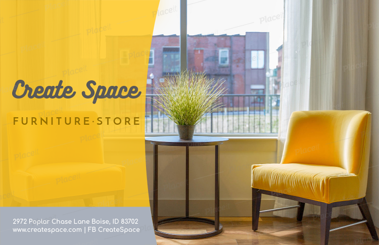 Placeit Furniture Store Online Flyer Maker