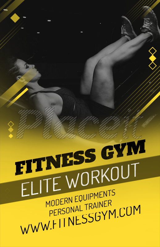 placeit fitness online flyer maker