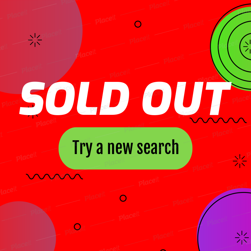 Placeit Retro Banner Maker For Sold Out Items