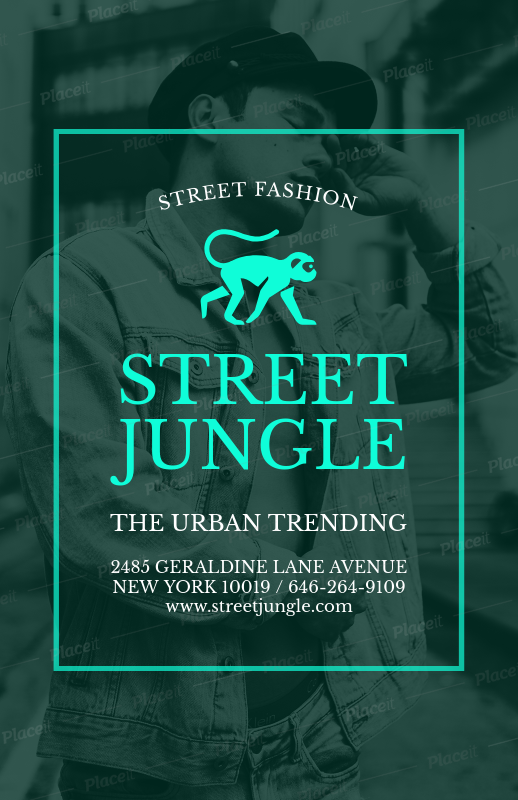 online flyer maker for clothing shop 504foreground image