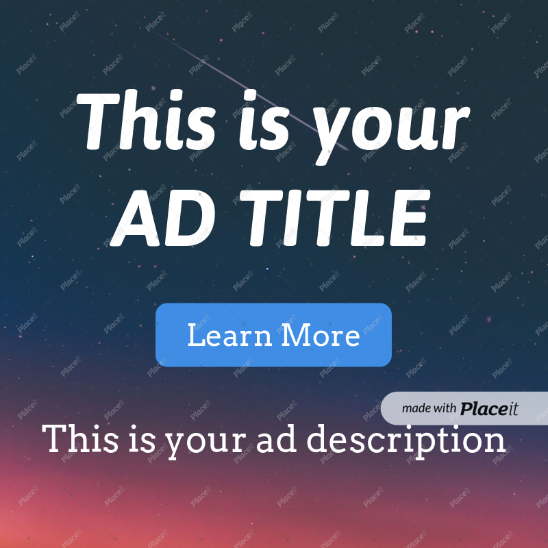 Placeit Online Banner Maker Text With Centered Button And More
