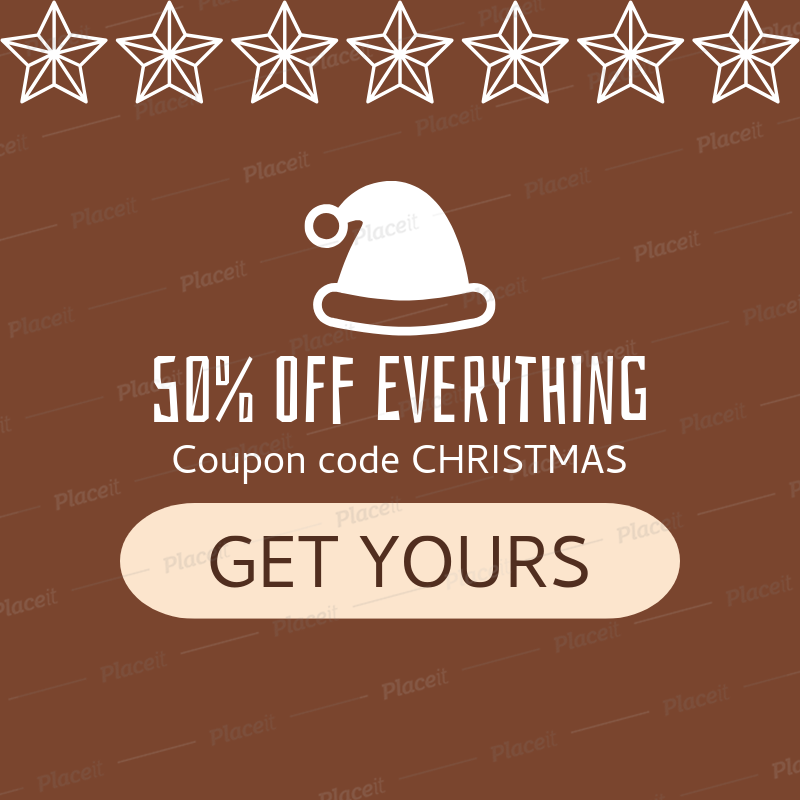 Placeit Christmas Offer Banner Generator