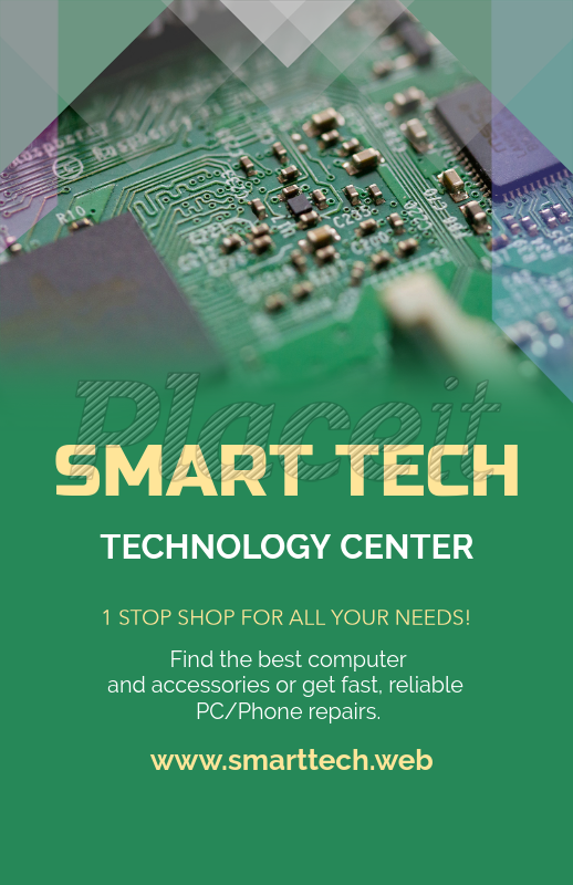 placeit tech shop online flyer maker