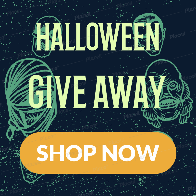 Placeit Cool Halloween Giveaway Banner Design Generator