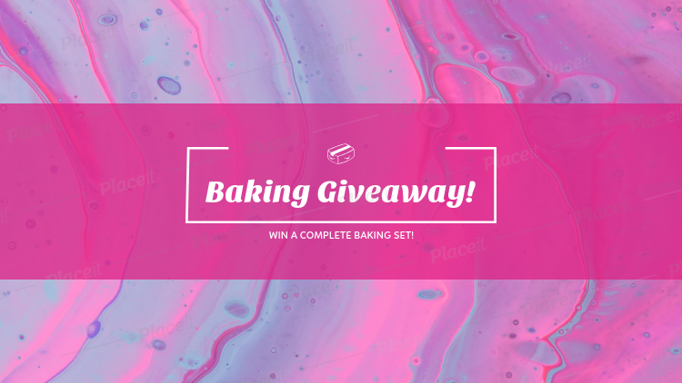 Placeit Youtube Banner Maker For Baking Channels Featuring A