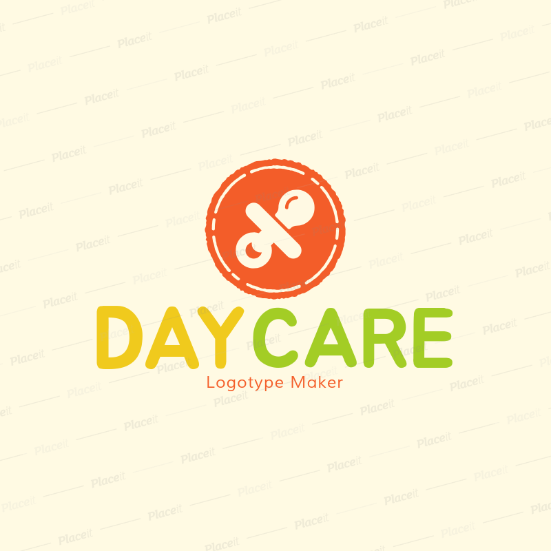 placeit daycare logo maker to design nursery logos