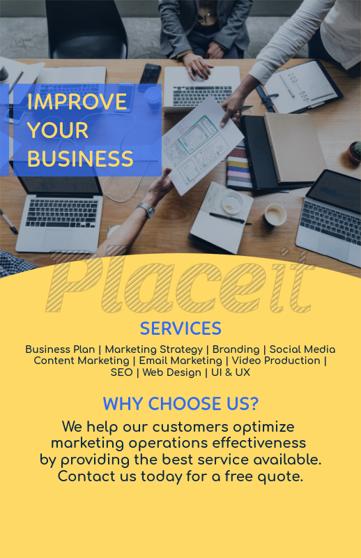 placeit business flyer maker