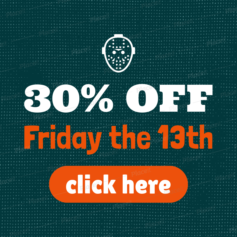 Placeit Online Banner Maker For A Special Halloween Offer