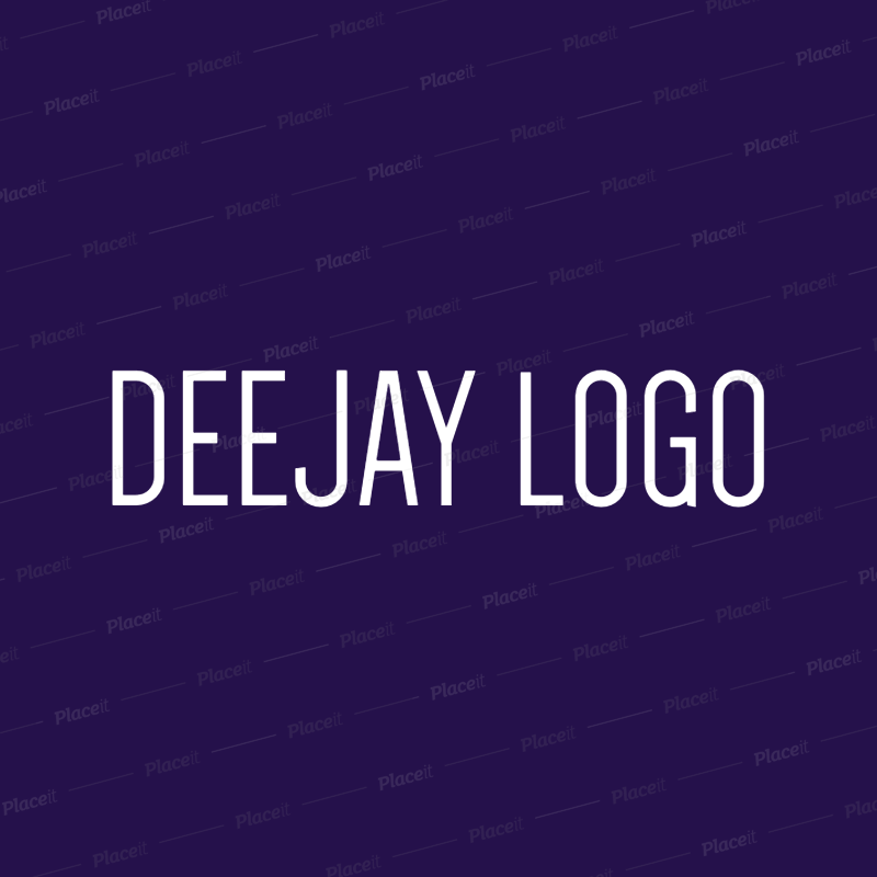 Placeit DJ Logo Generator
